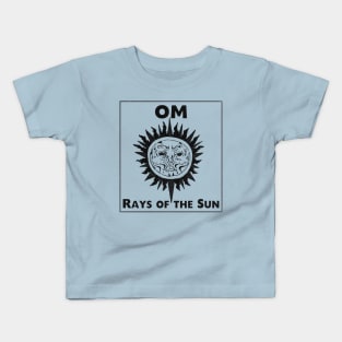 rays of the sun OM Kids T-Shirt